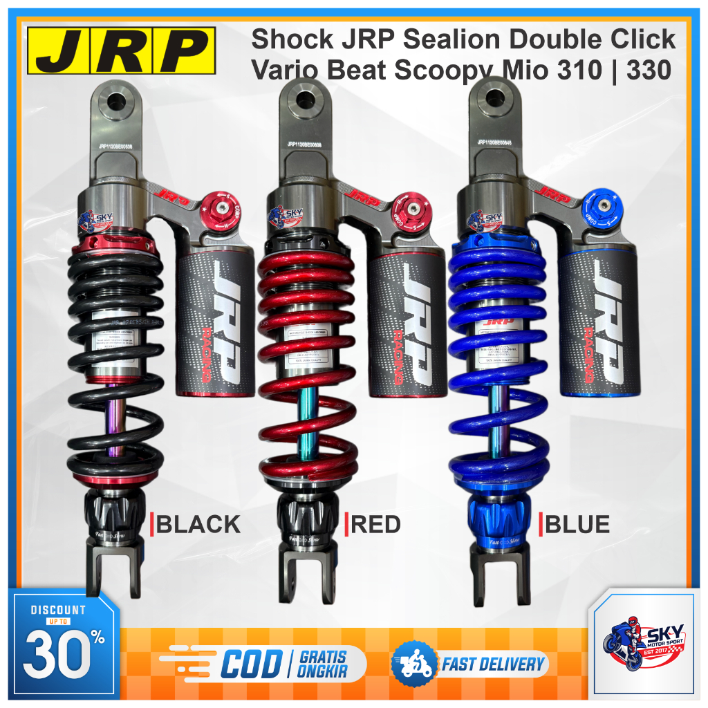 Shock Breaker JRP Sealion 310mm 330mm Double Click Vario Mio Beat Scoopy Lexi Original Universal