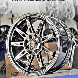 Velg Mewah Ring16 Hsr Tikala Warna Black Chrome Velg Mewah Free Ongkir