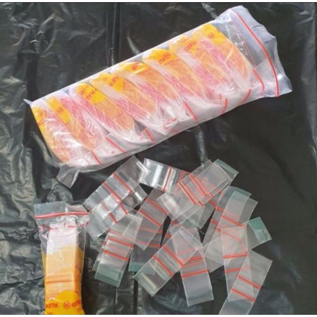 MURAHHHHHHHH Klip Plastik 2x4.5 TEBAL / Klip Kecil plastik Klip Kecil- 2 varian Tipis dan Tebal(isi 