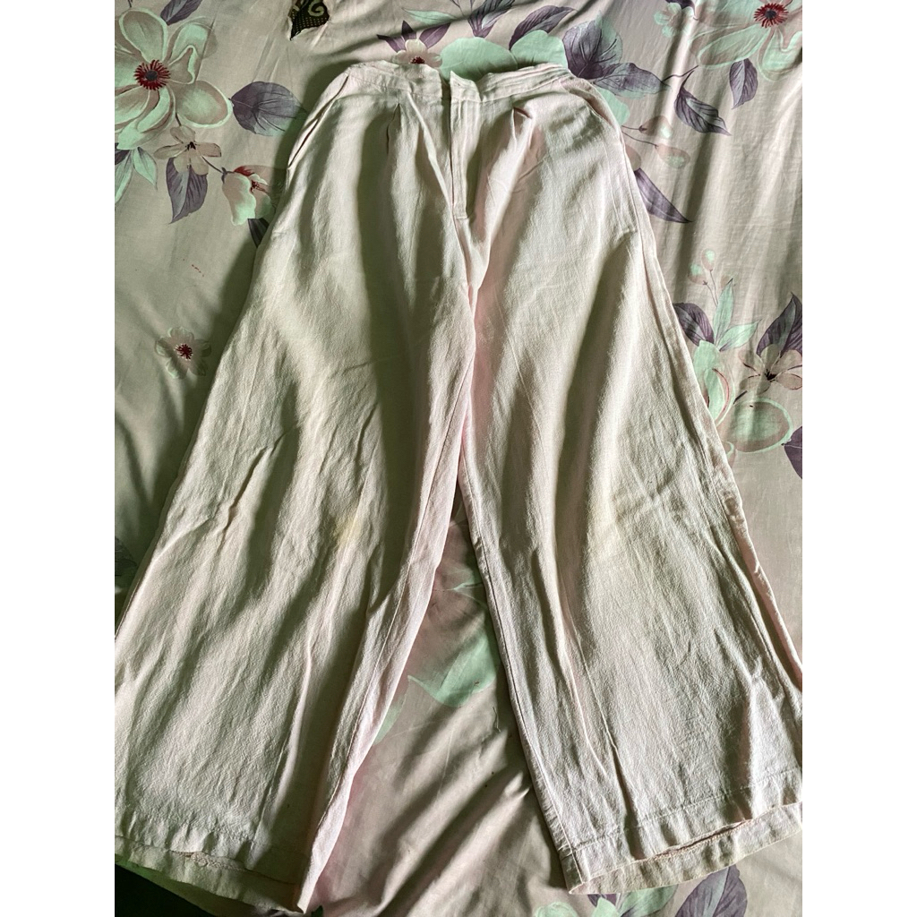preloved celana kulot linen