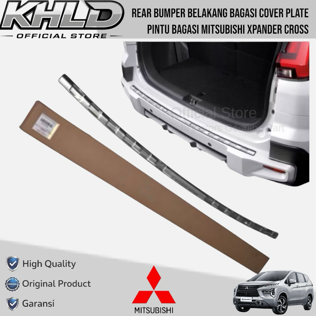 Original Rear Bumper Belakang Bagasi Cover Plate Pintu Bagasi Mitsubishi Xpander Cross