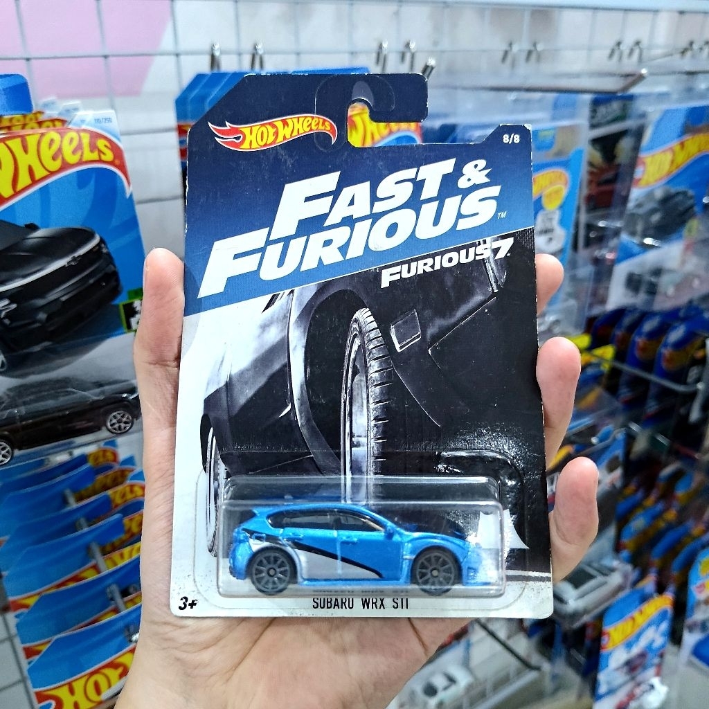 Hot Wheels Subaru WRX STI Biru Fast Furious - Hotwheels Original Mattel
