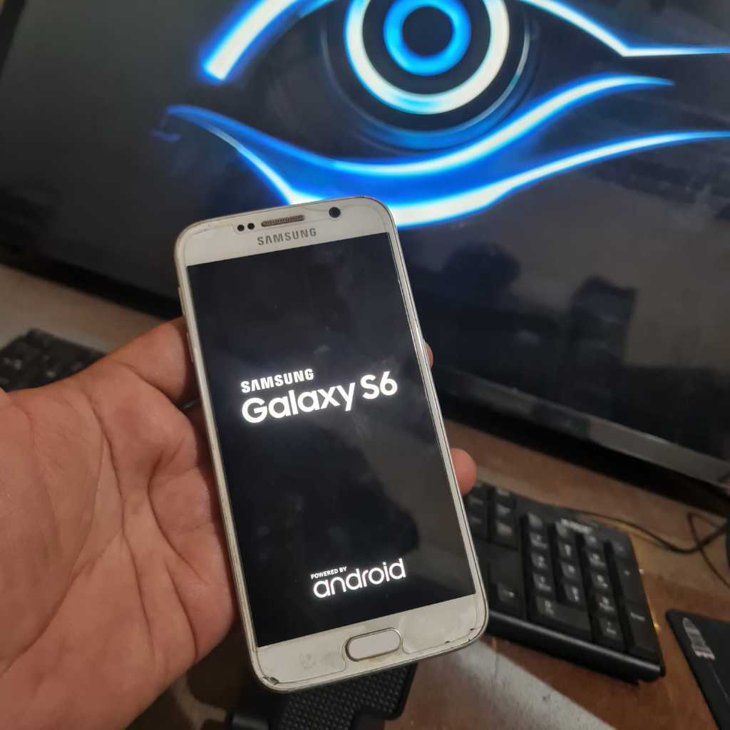 HANDPHONE SAMSUNG S6 FLAT SM-G920F SECOND BEKAS