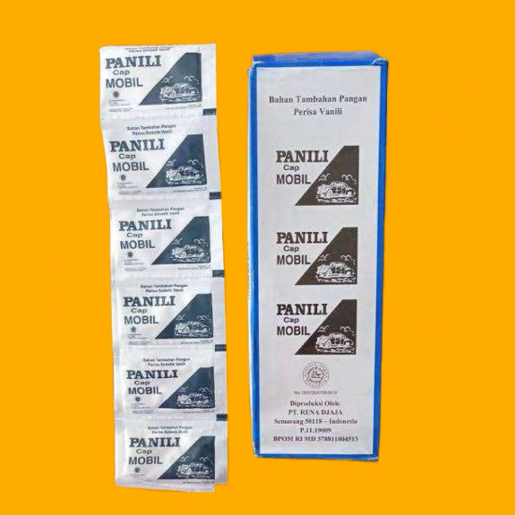 1 Box Vanili Cap Mobil || Panili Bubuk || Perisa Vanila ||