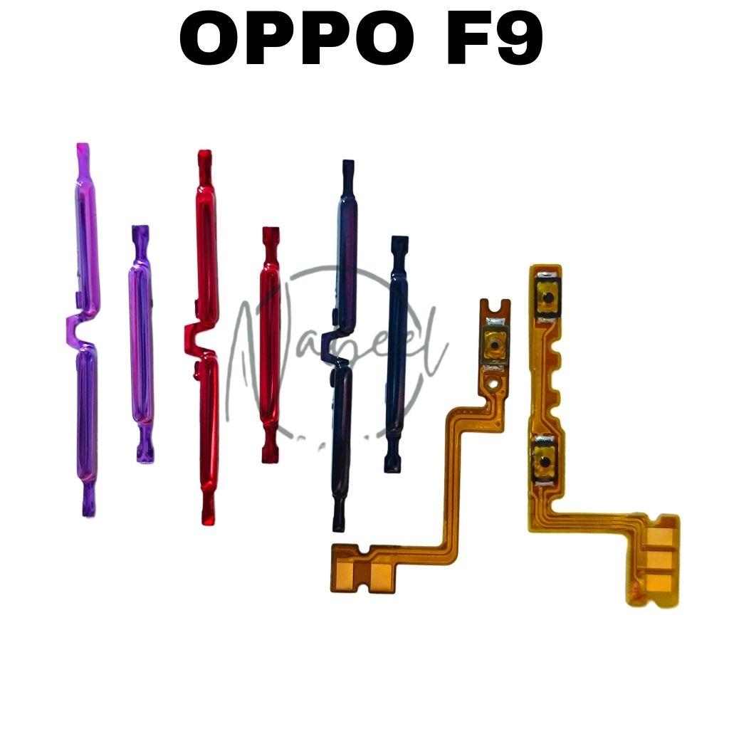 TOMBOL LUAR 1 SET VOLUME ON OFF + FLEXIBLE VOLUME ON OFF HP OPPO F9