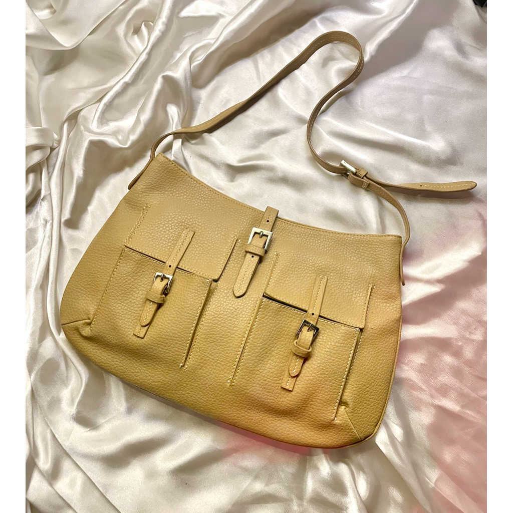 Lisvie Triple Buckle Shoulder Bag || Y2K Bag Vintage Bag / Tas Y2K Tas Vintage