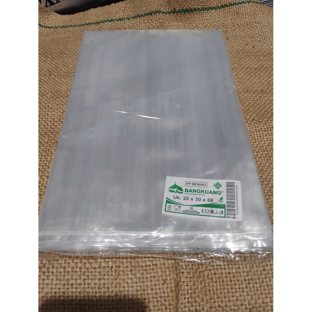 PLASTIK PP BANGKUANG 20X30 TEBAL 0,8