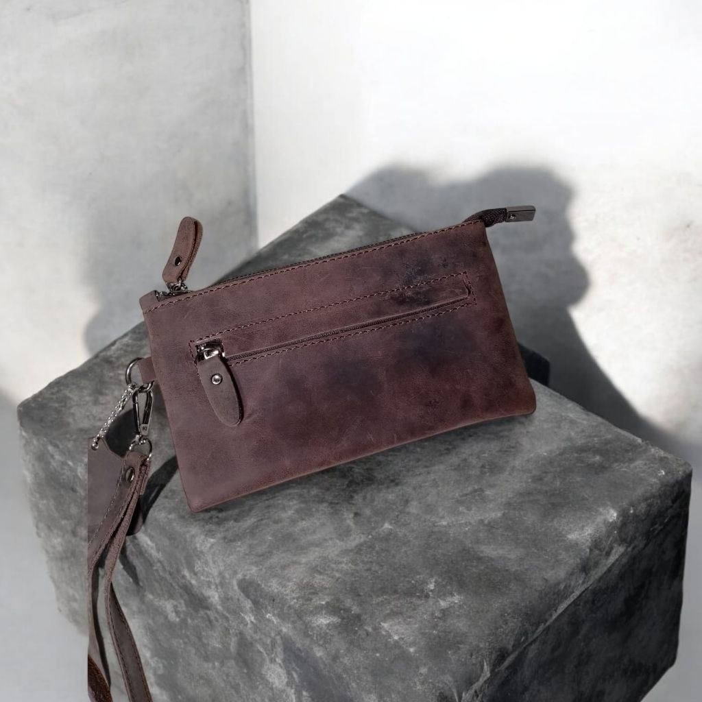 Dompet Mini Hp Kulit Sapi Asli Crazy Horse