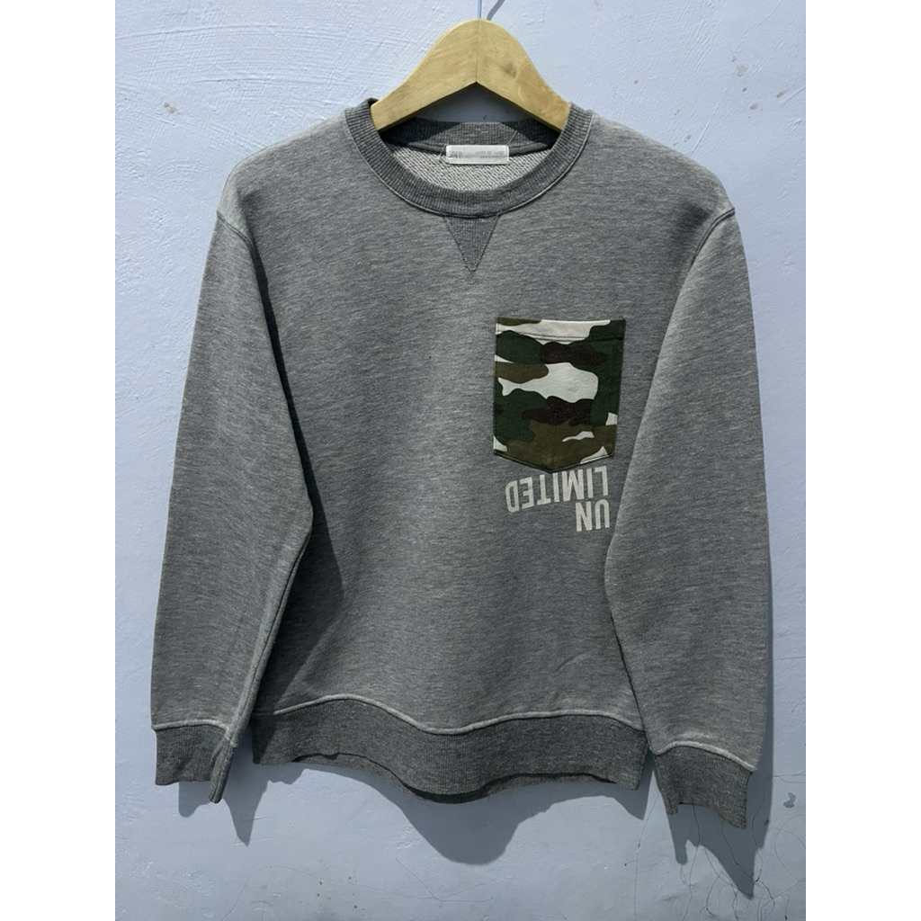 Crewneck Zara Original Second