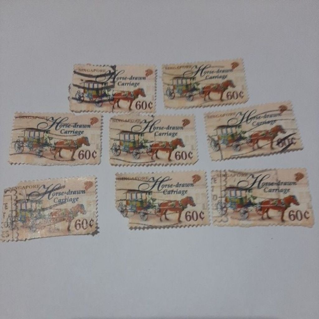 koleksi perangko singapore
