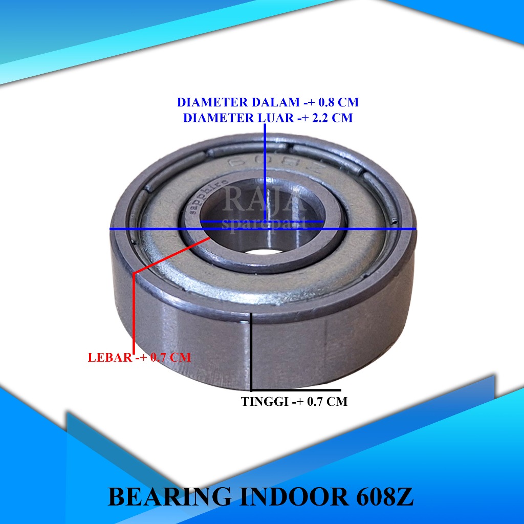 BALL BEARING 608Z / BEARING INDOOR 608