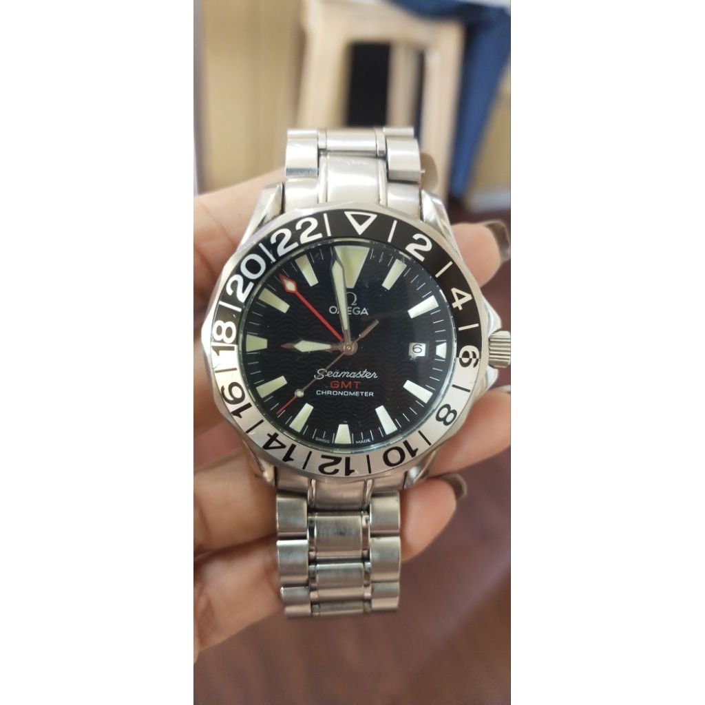 Jam tangan omega seamaster GMT 50th Anniversary