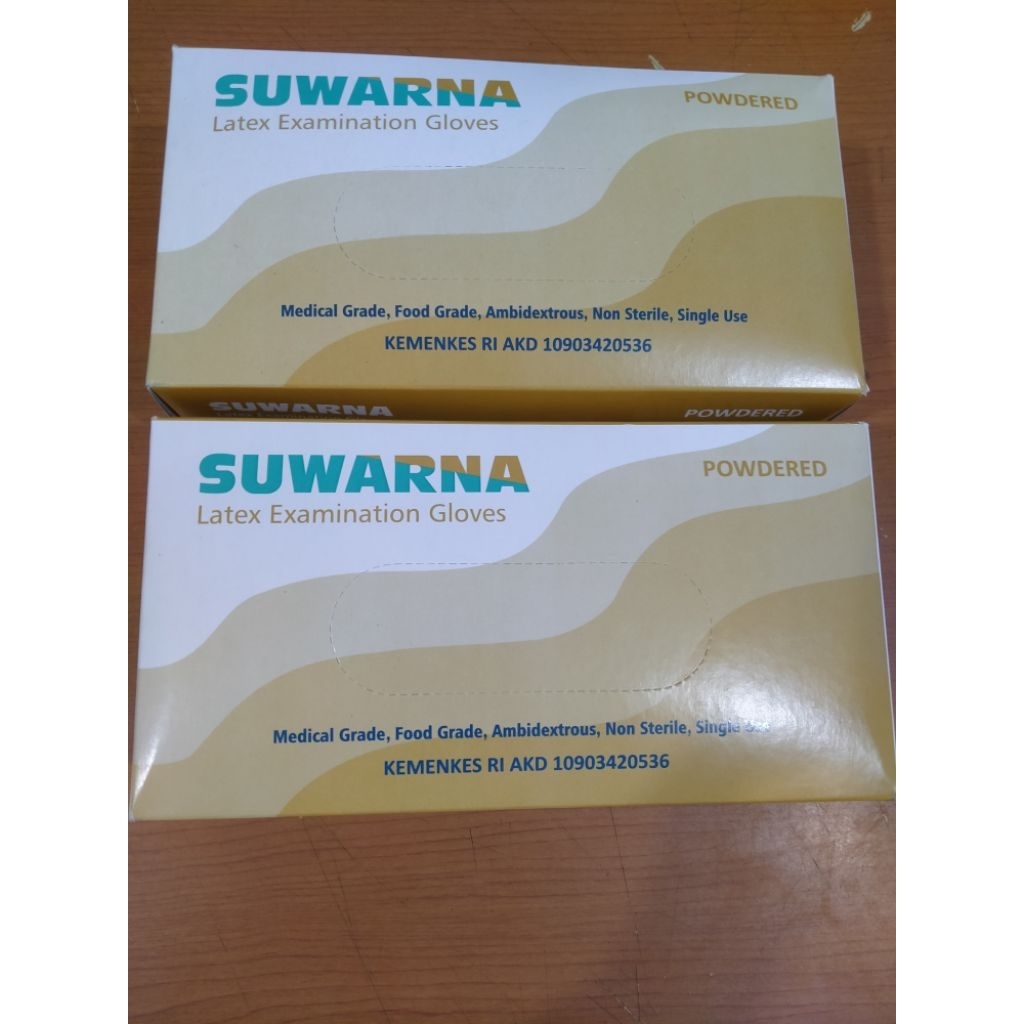 Sarung tangan Suwarna/latex examination gloves