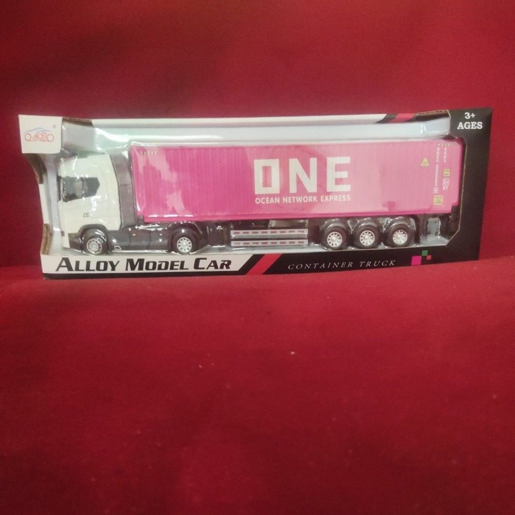 Diecast truk Scania kontainer one
