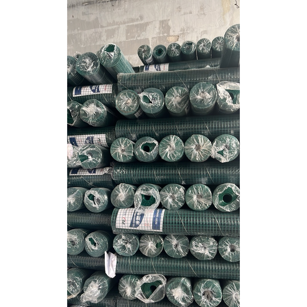 KAWAT LOKET PVC HIJAU 1/2 / KAWAT KANDANG - KAWAT RAM BURUNG