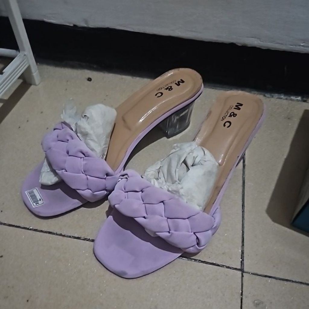 SANDAL HEELS 3CM UNGU