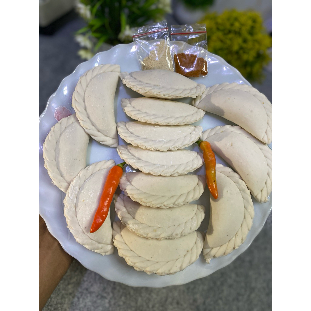Cireng isi ayam suwir pedas 20 pcs kemasan vacum cireng ayam full isi