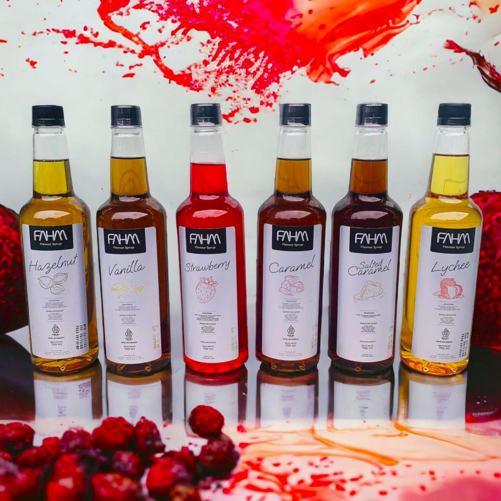 Syrup FAHM all flavour - Syrup Premium Minuman Kekinian