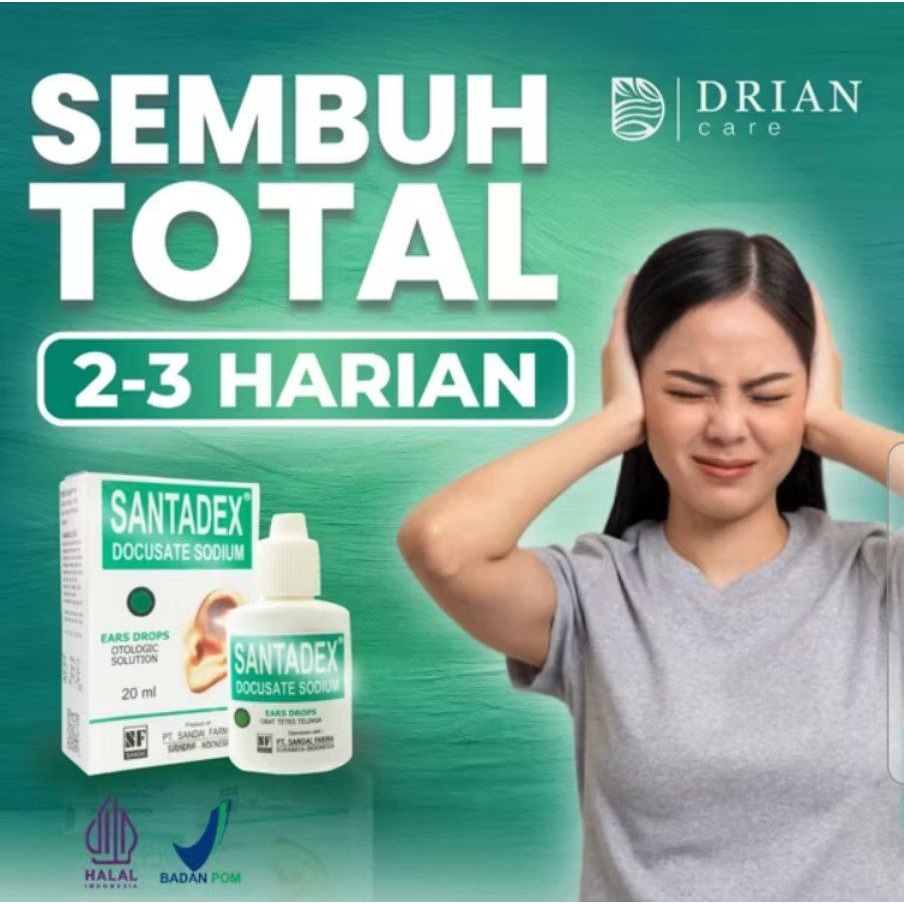 Obat Sakit Tetes Telinga Pelunak Kotoran Keras Budeg Congek Gatal Tuli Berdengung Berair Dan Bau