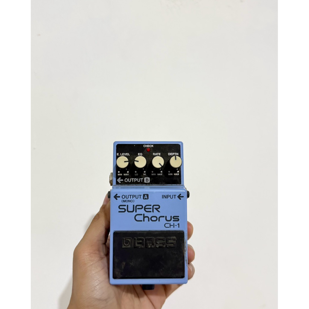 Boss CH-1 Super Chorus - Pedal Stompbox Efek Gitar Chorus - Second Mulus 95%