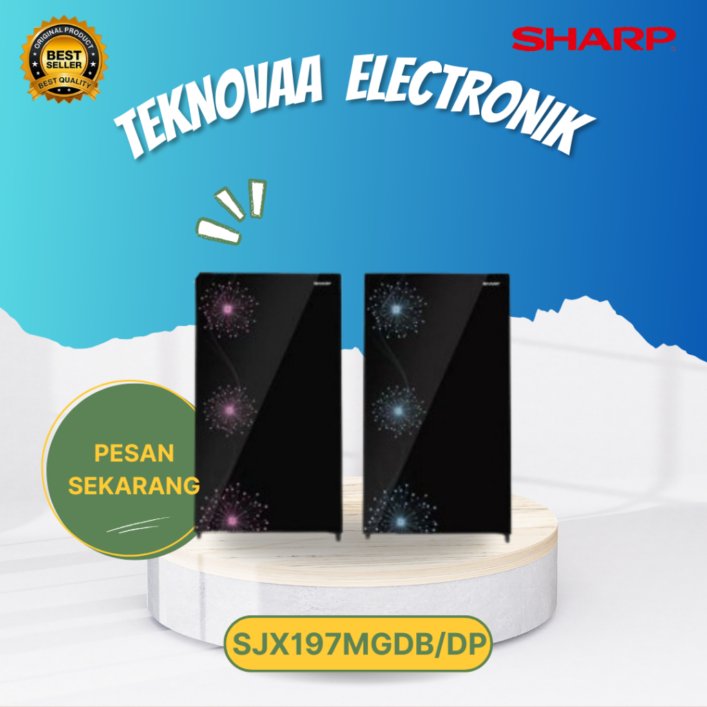 SHARP KULKAS 1 PINTU SJX 197MG DB/DP/SJX 197 MG DB/DP/SJX197MG DB/DP/KULKAS 1 PINTU BERGARANSI RESMI