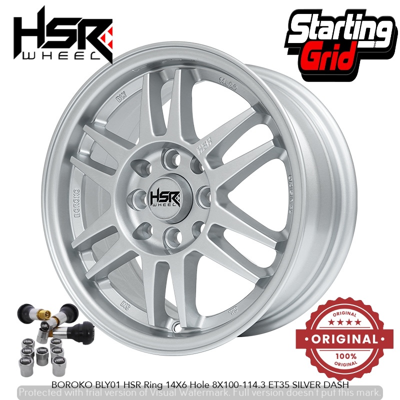 VELG HSR RING 14 PCD 4X100-114,3