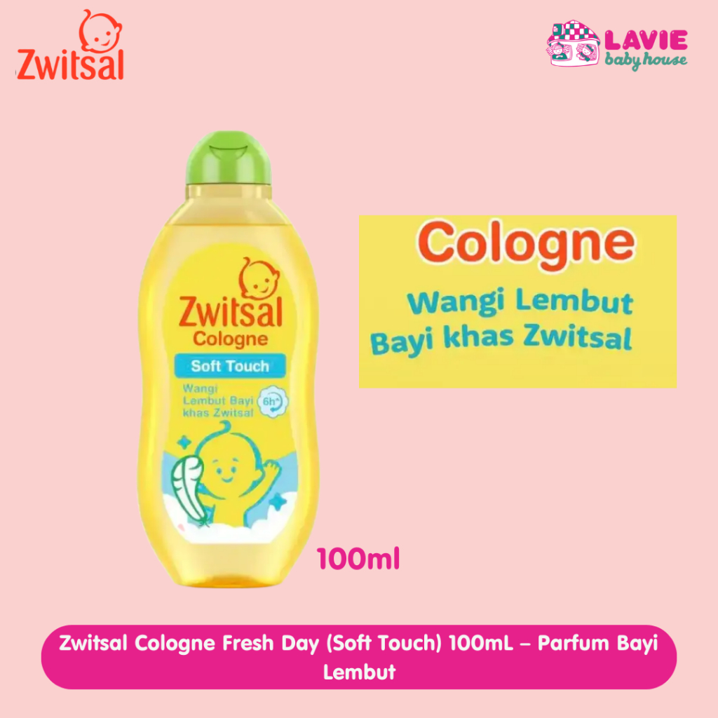 Zwitsal Cologne Fresh Day (Soft Touch) 100mL – Parfum Bayi Lembut & Menyegarkan untuk Sehari-hari - 