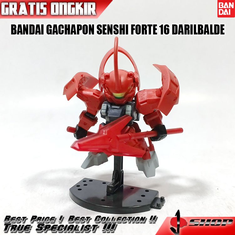 BANDAI GACHAPON SENSHI FORTE 16 DARILBALDE GCPN400