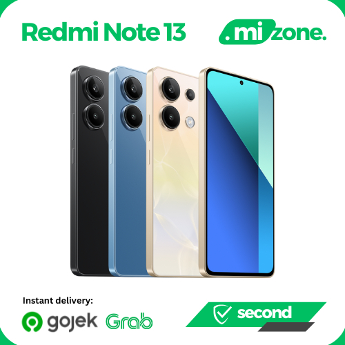 (HP BEKAS) Redmi Note 13 Second Smartphone Snapdragon 685 Layar AMOLED 6.67 inch NFC 108MP Triple AI
