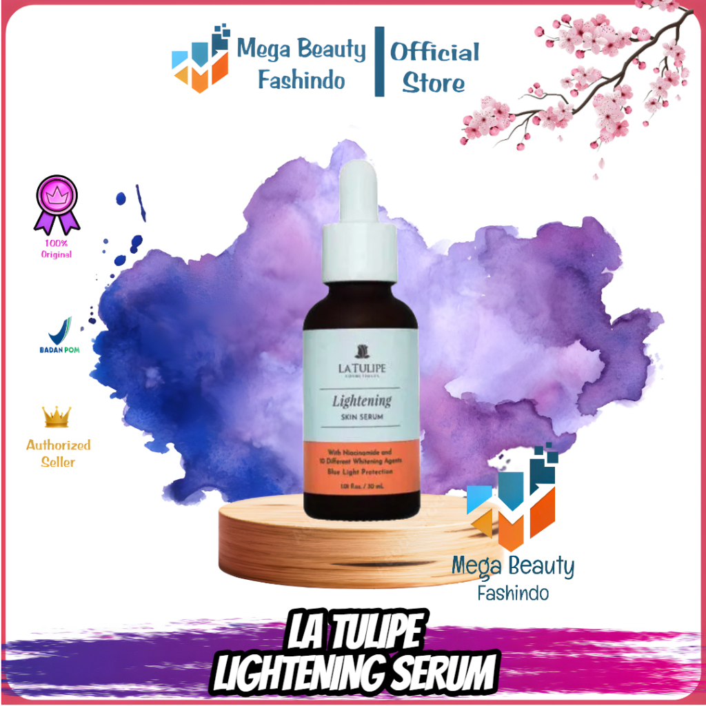 La Tulipe Lightening Skin Serum 30ml | Niacinamide | Blue Light Protection