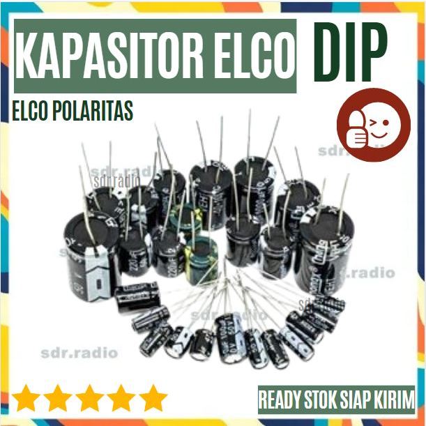 0.47uf 50v 0,47uf 50v elco elko electrolytic capasitor kapasitor Elko 50v 0.47uf BERKUALLITAS Origin