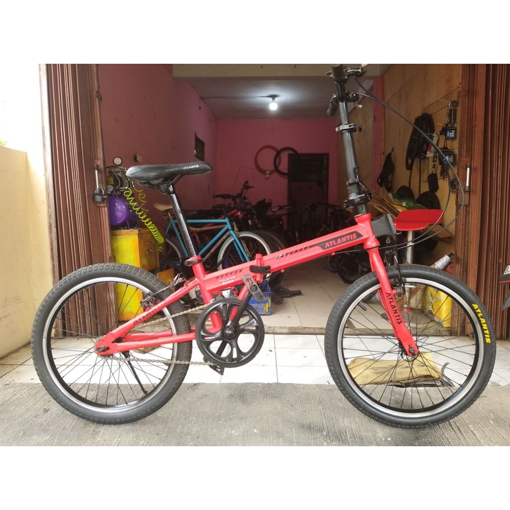 Sepeda Lipat Seken Atlantis UK 20 Inch Siap Pakai