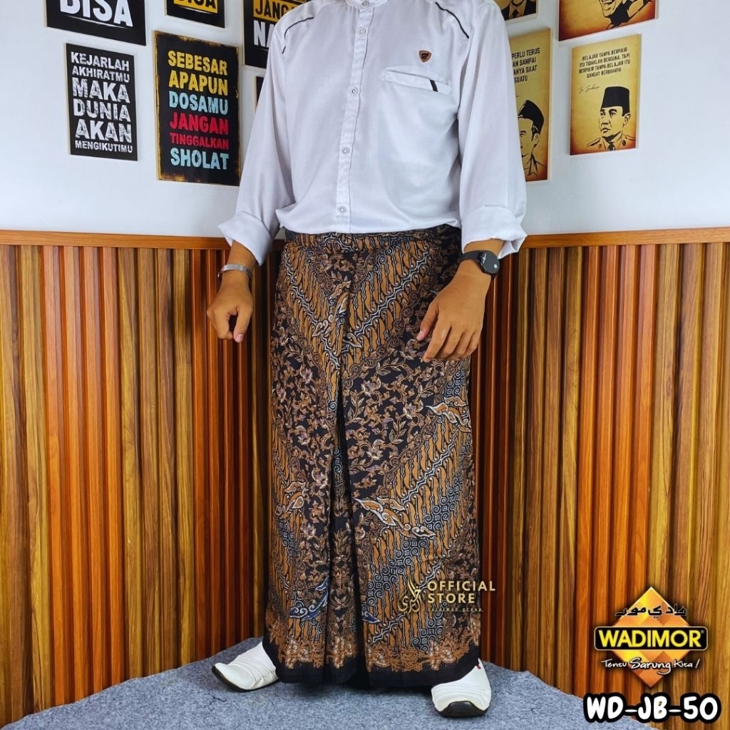 Sarung Wadimor Sultan Black Series Pria Dewasa