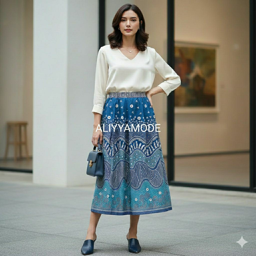 Rok 7/8 Batik Solo Rok Batik Wanita