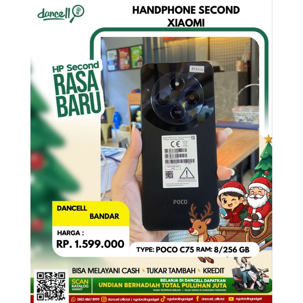 second like new poco c75