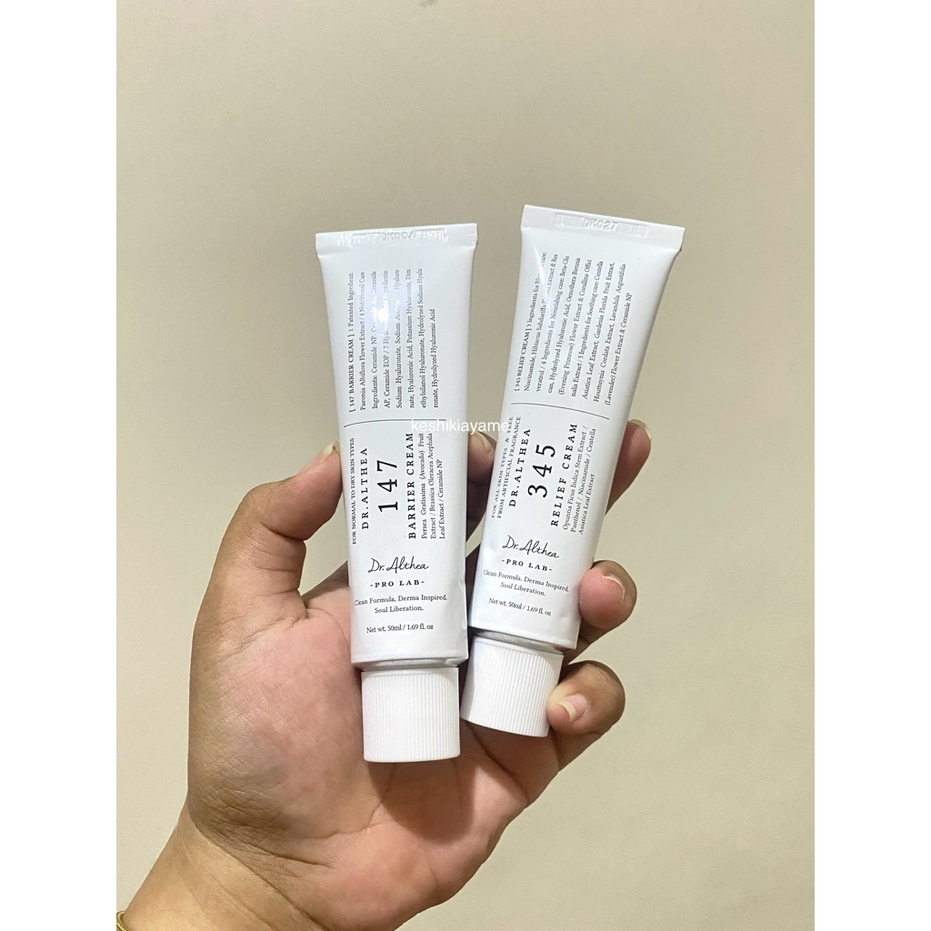 Dr. Althea 345 Relief Cream 50ml - Vegan, Melembapkan, Ringan