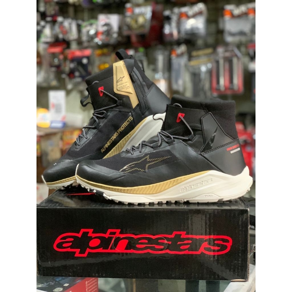 SEPATU/SHOES ALPINESTAR SPEEDFORCE XR BLACK GOLD