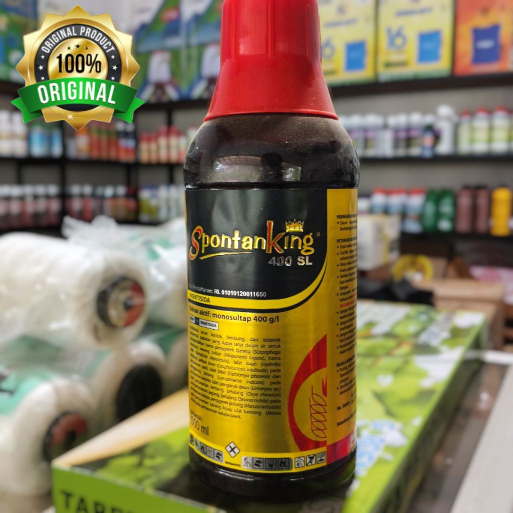 Spontan King 400SL Insektisida  - Kontrol Hama Padi, Kedelai, Kentang, Jagung, Kelapa, Kacang Hijau,