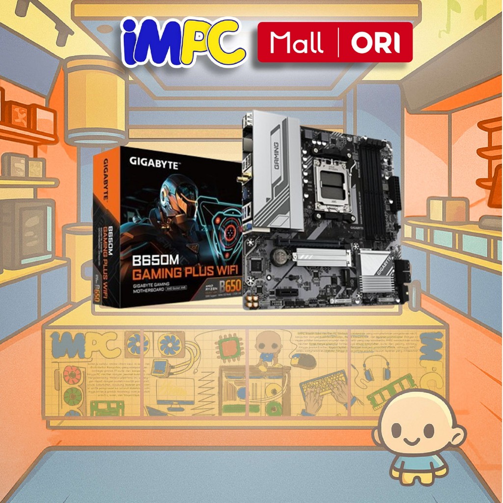 GIGABYTE B650M GAMING PLUS WIFI (Socket AM5, B650)