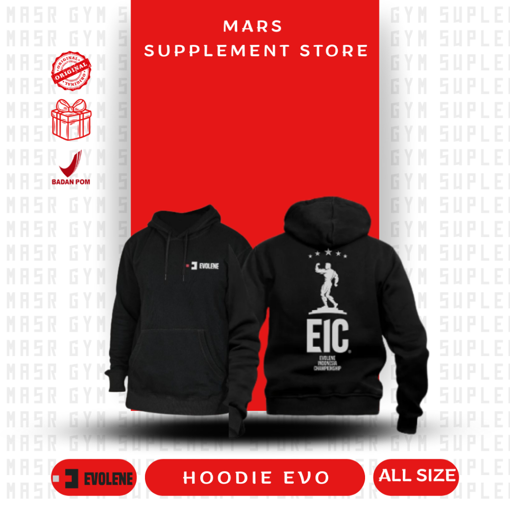 Hoodie Evolene Spesial Edition Hitam - Evolene HOODIE Jaket Evolene