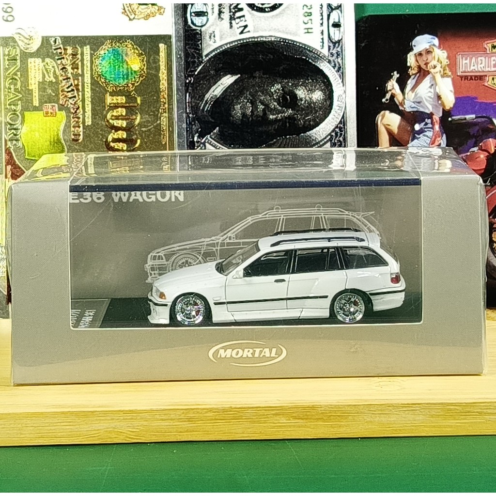 mortal bmw e36 wagon white limited 1 of 499 diecast 1 64