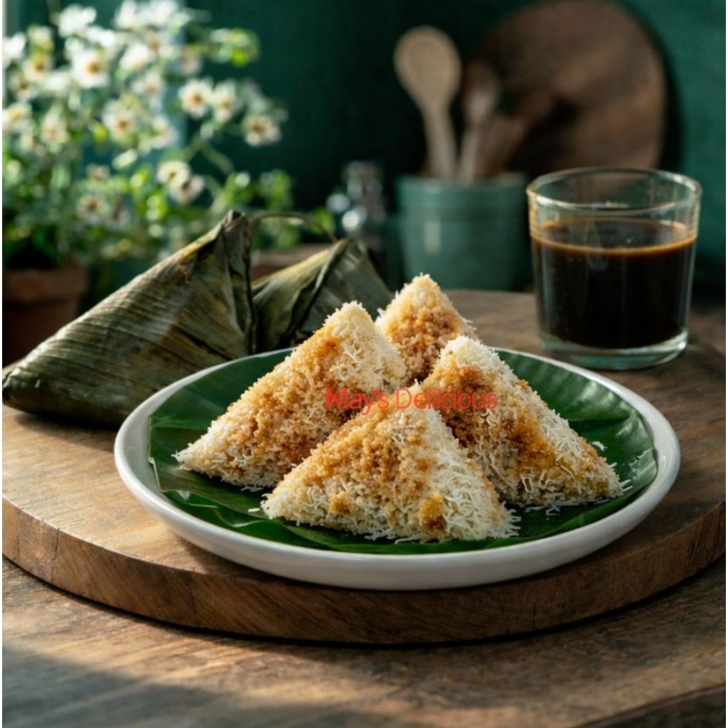 Jajanan Tradisional Lupis Ketan segitiga