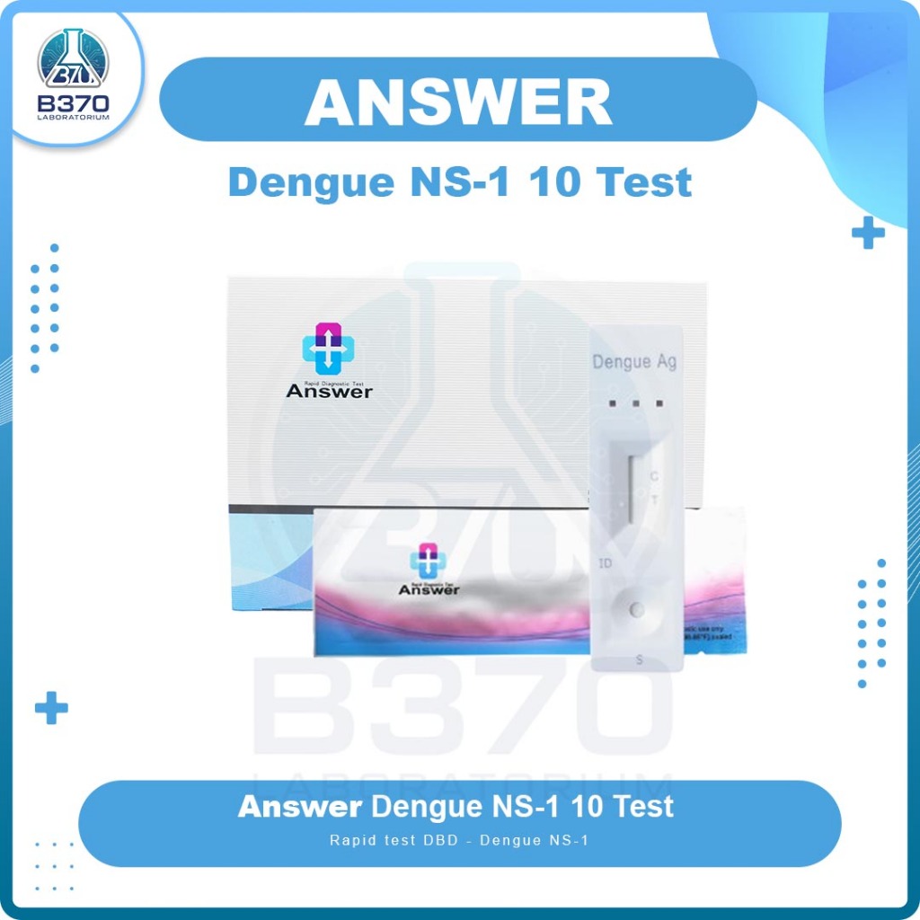 Answer Dengue NS1 Rapid Test 10 Test – Tes Antigen DBD