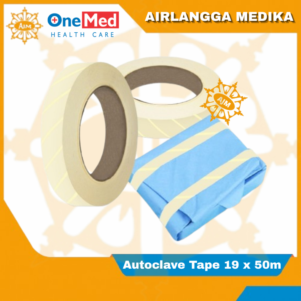 Autoclave Tape Indicator Tape Steam 19 x 50m