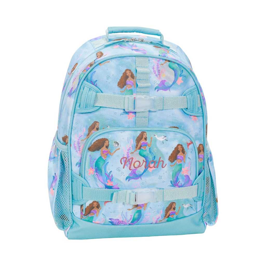 Pottery Barn Mackenzie Disney The Little Mermaid Shimmer Large Backpack