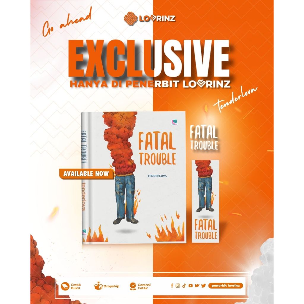 Buku Original "Fatal Trouble" Oleh Tenderlova (PRE ORDER)