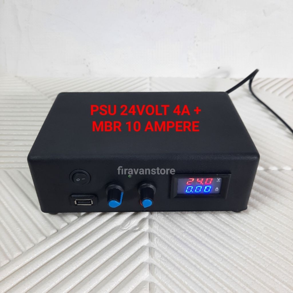 PSU 24 volt 4 ampere + MBR 10 ampere
