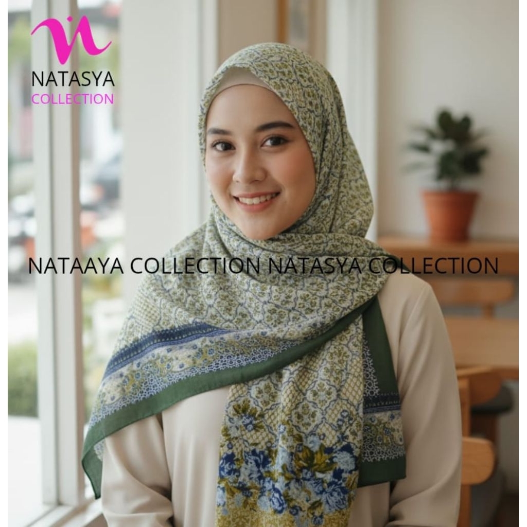 Hijab pashmina motif