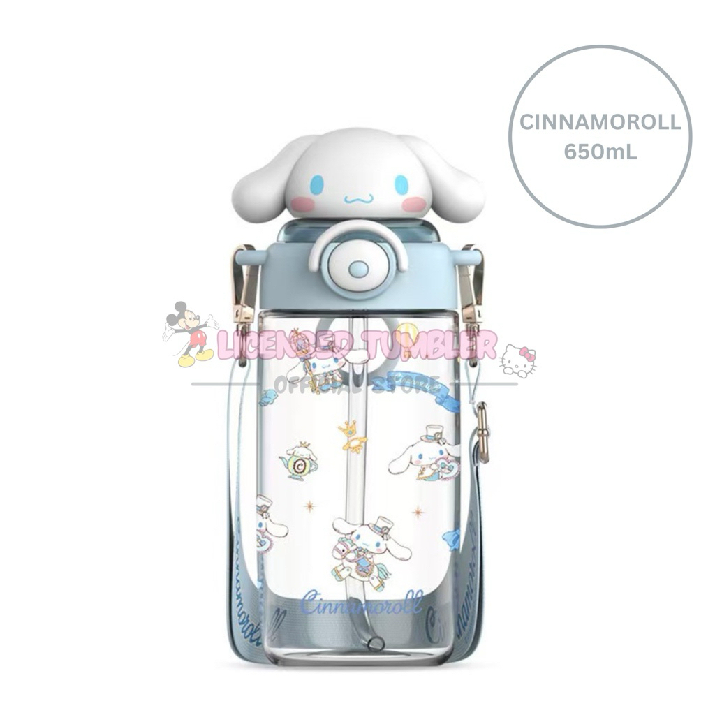 3064 TUMBLER SANRIO CINNAMOROLL LICENSE OFFICIAL TRITAN BPA FREE 650 ML | BOTOL MINUM ANTI TUMPAH, L