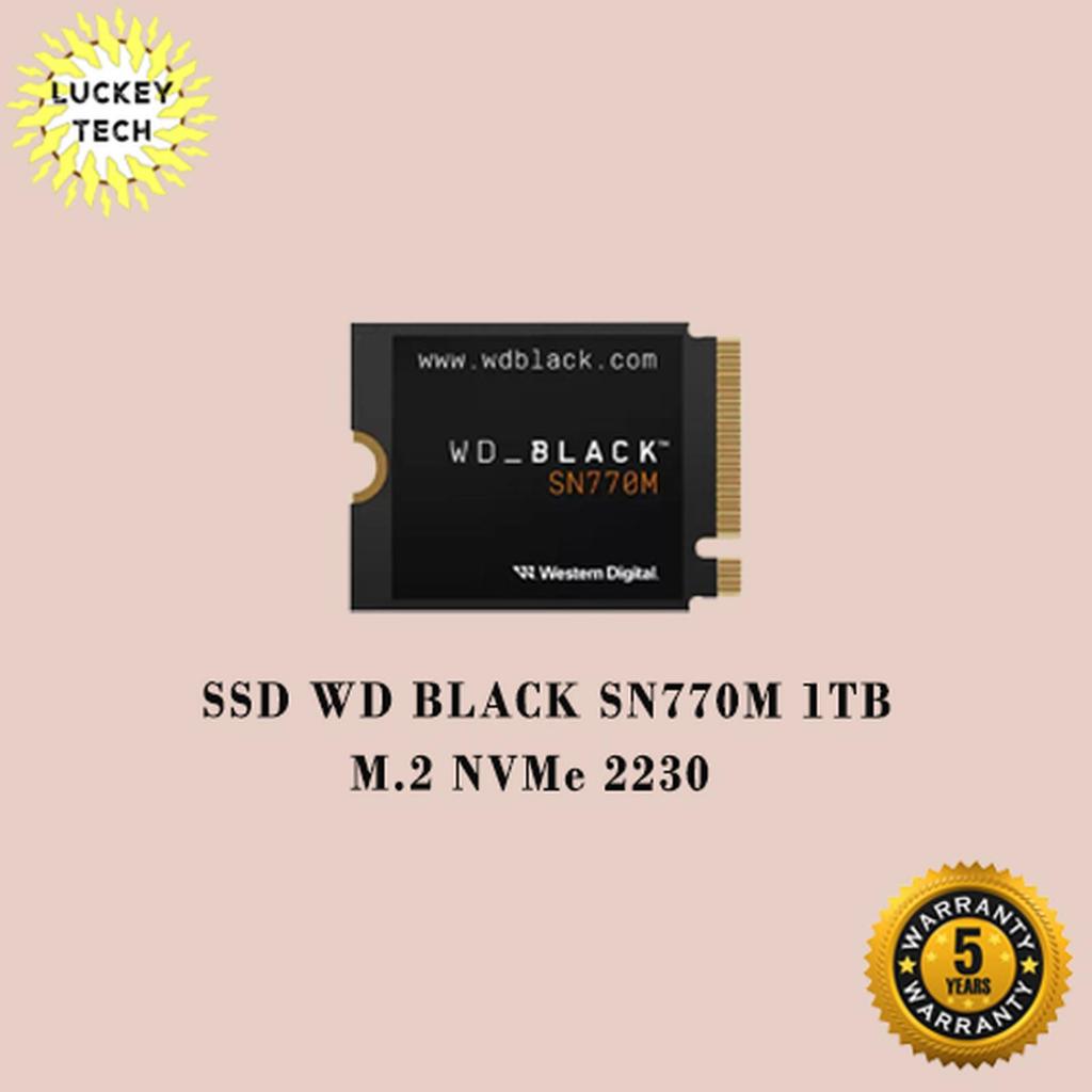 SSD WD BLACK SN770M 1TB / 2TB - SSD M.2 NVMe 2230 PCIe Gen 4